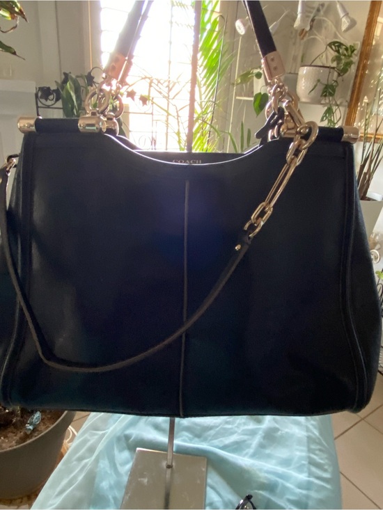 Coach Handbags - COACH BLACK CAROLINE SHOULDER HANDBAG NWT